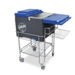 Contenitore isotermico per gelato con carrello