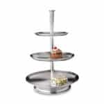 Alzata torta/frutta a 3 livelli