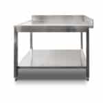 Work table 125x70 cm with shelf
