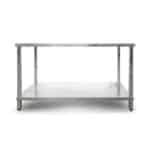 Work table 140x70 cm with shelf