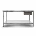 Work table 160x70 cm with shelf and drawer