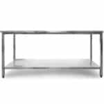 Work table 200x80 cm with shelf