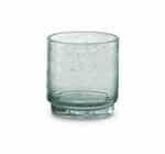 Stackable Tumbler glass bottle green