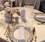 Crystal Tumbler glass with gold thread - Image 2