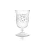 Victoria crystal water glass decorated