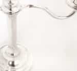 Candelabro argentato a 3 fiamme - immagine 2