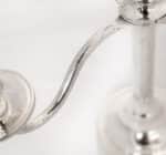 Candelabro argentato a 5 fiamme - immagine 2