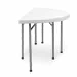 Half-moon head table Ø 160 cm