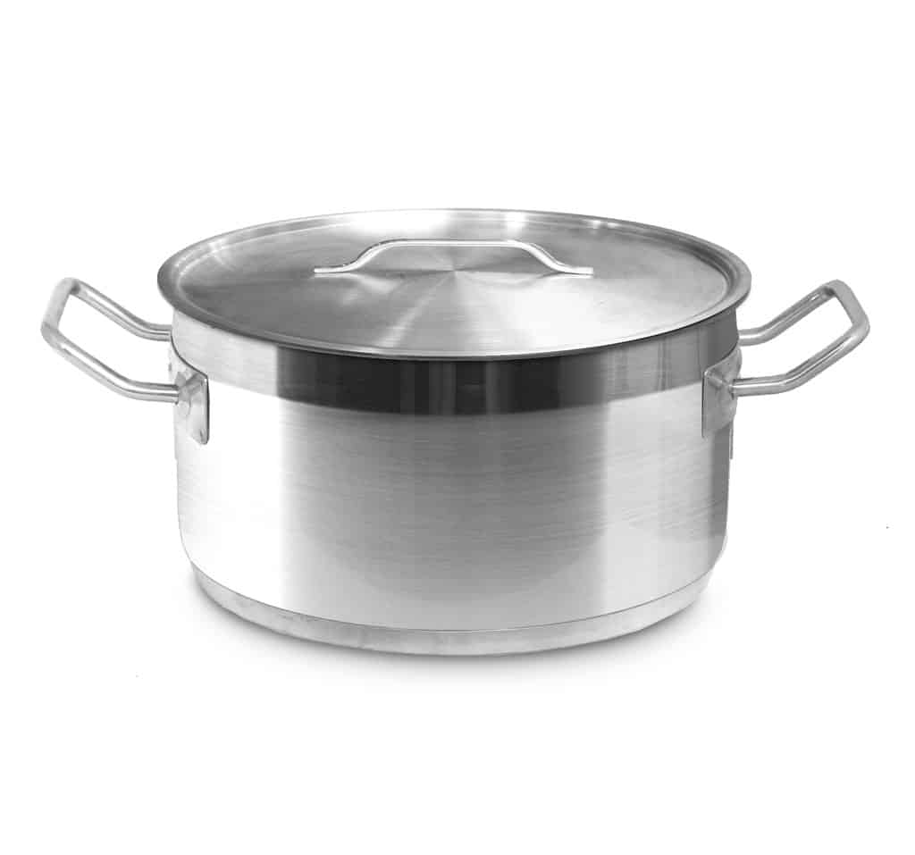 Casseruola-a-2-manici-in-acciaio-O24-h15 Casseruola a 2 manici, in acciaio Ø24 h15 - immagine 1