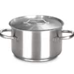 Two-handle steel casserole pot Ø40 h24