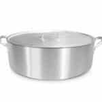 Two-handle aluminum casserole pot Ø60 h22