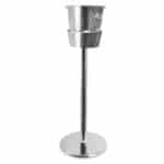 Champagne stand with silver bucket