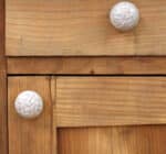 Vintage wooden bedside cabinet - Image 3