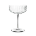 Faceted crystal Champagne Lux glass