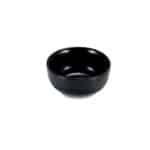 Round black embossed finger cup