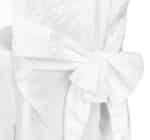 Coprisedia in taffetà bianco increspato per sedia Catering - immagine 3