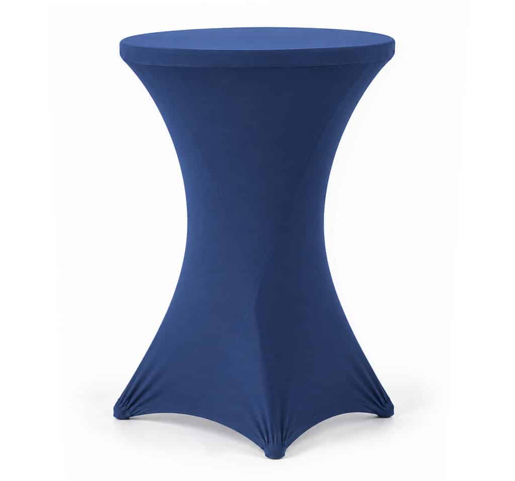 Copritavolo stretch blu per tavolo Cocktail-1 Copritavolo stretch blu per tavolo Cocktail - immagine 1