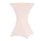 Copritavolo stretch champagne per tavolo Cocktail - immagine 2