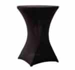 Black light stretch cocktail table cover