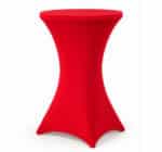 Copritavolo stretch rosso per tavolo Cocktail