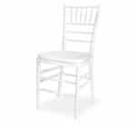 Cuscino completo per sedia Chiavari bianco - immagine 2