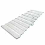 Espositore scala a 10 piani in vetro trasparente