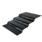 Espositore scala a 4 piani in vetro nero