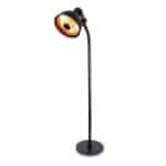 Electric halogen patio heater
