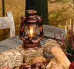 Lanterna Country rame antico - immagine 4