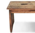Vintage wooden low stool - Image 2