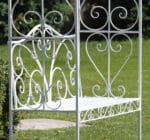 Panchina Vintage metallo con arco - immagine 3