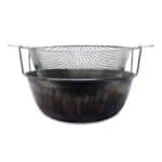 Two-handle steel fryer pot Ø42