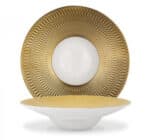 Gourmet Deras Le Coq white plate gold flap - Image 3