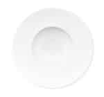 Gourmet plate with brim