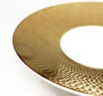 Piatto Mini Gourmet Deras Le Coq bianco falda oro - immagine 4
