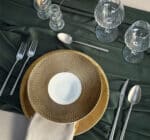 Piatto Mini Gourmet Deras Le Coq bianco falda oro - immagine 5