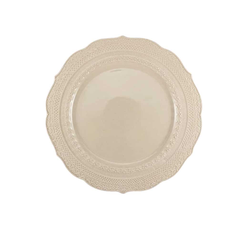 Piatto piano Calipso beige