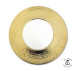 Piatto piano Deras Le Coq bianco falda oro - immagine 2