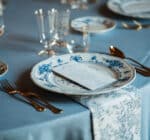 Inglese blue flat plate - Image 6