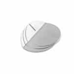 Round stainless steel cutlery holder