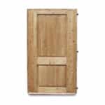 Vintage light walnut door