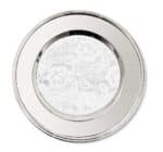 Segnaposto bianco pizzo Ø21 cm - immagine 2