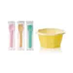 Set 100 coppette + 100 palette