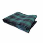 Set 2 coperte pic-nic tartan blu/verde