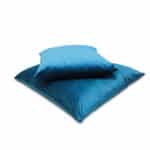 Set 2 cuscini in velluto ottanio