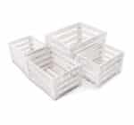 Set 4 cassette legno - immagine 2