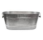 Spumantiera ovale inox con vassoio