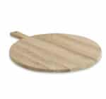 Round wooden cutting board