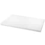 Tagliere rettangolare in polietilene bianco