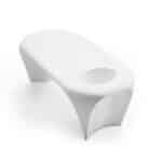 Tavolo Astra bianco con spumantiera